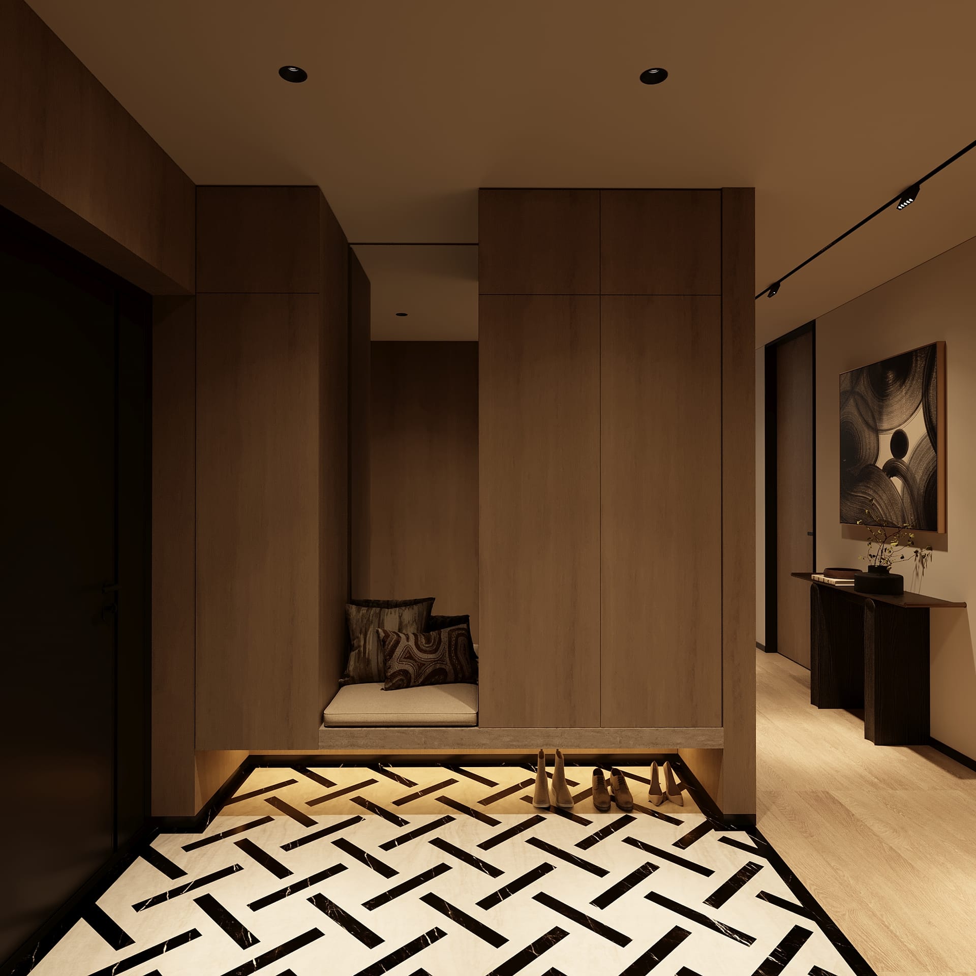 Type B — open plan